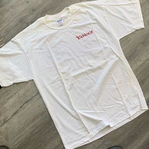 Vintage 90s Yahoo! Web search credit card Visa T shirt